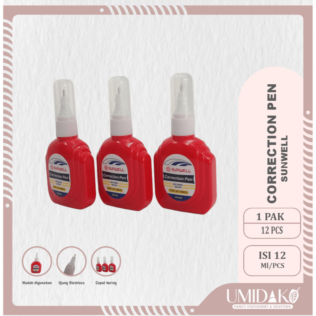 

[UMIDAKO] TIPE X CAIR/CORRECTION PEN SUNWELL