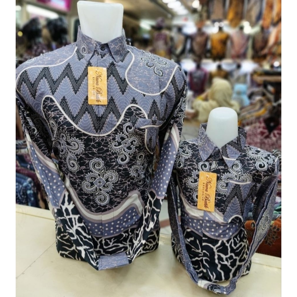 kemeja batik solo premium couple