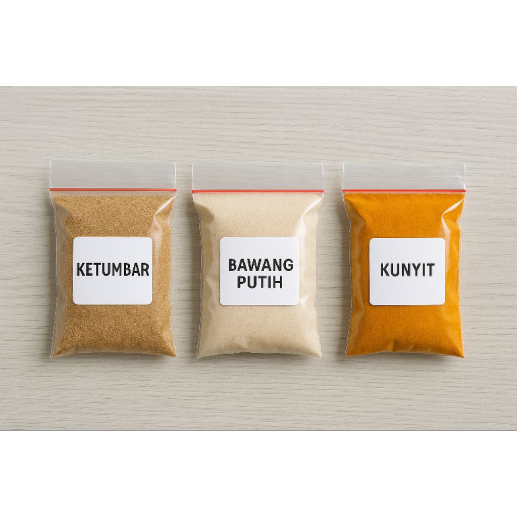 

Bumbu serbuk ASLI gilingan sendiri