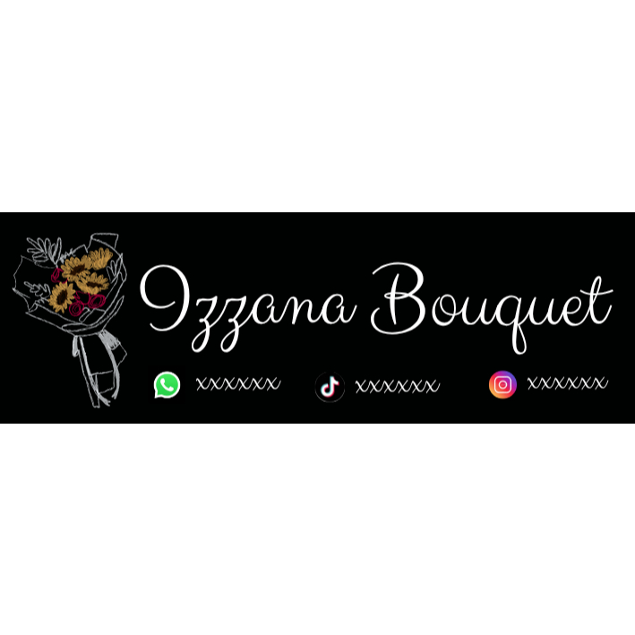 

Stiker Buket Label Custom 100 Pcs - Desain nama atau Logo Sendiri