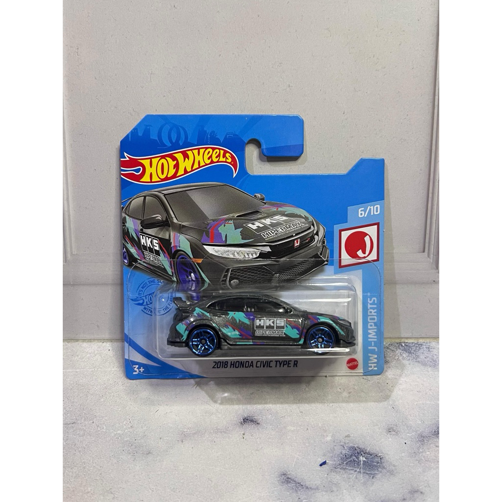 hot wheels honda civic type r hks short card rare