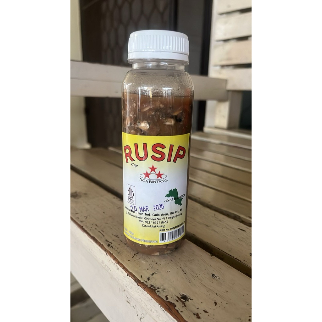 

RUSIP IKAN CAP TIGA BINTANG 300gr//MAKANAN KHAS BANGKA//OLEH-OLEH BANGKA//