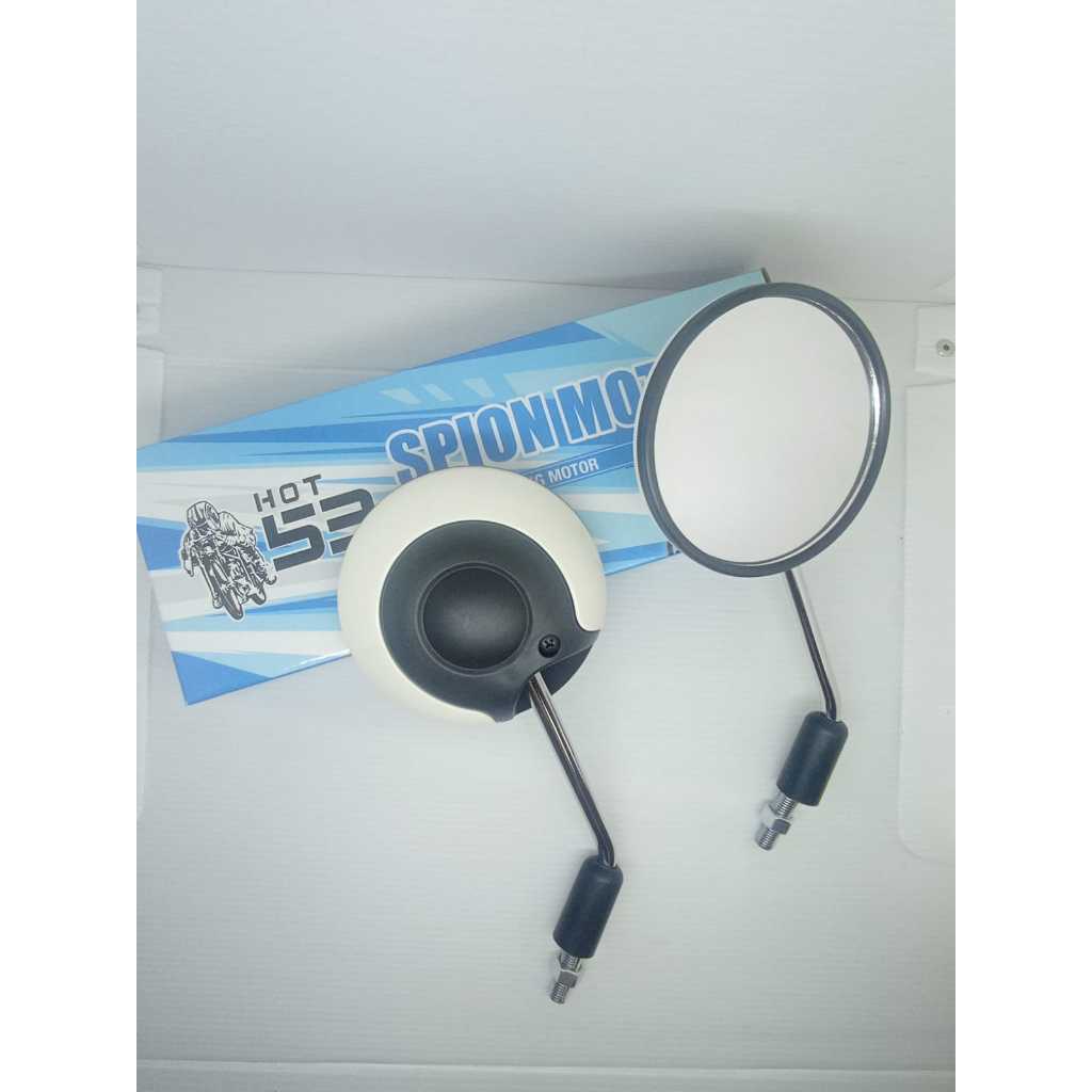 KACA SPION SCOOPY PUTIH SEPION MOTOR HONDA KACA CEMBUNG ORIGINAL STANDAR