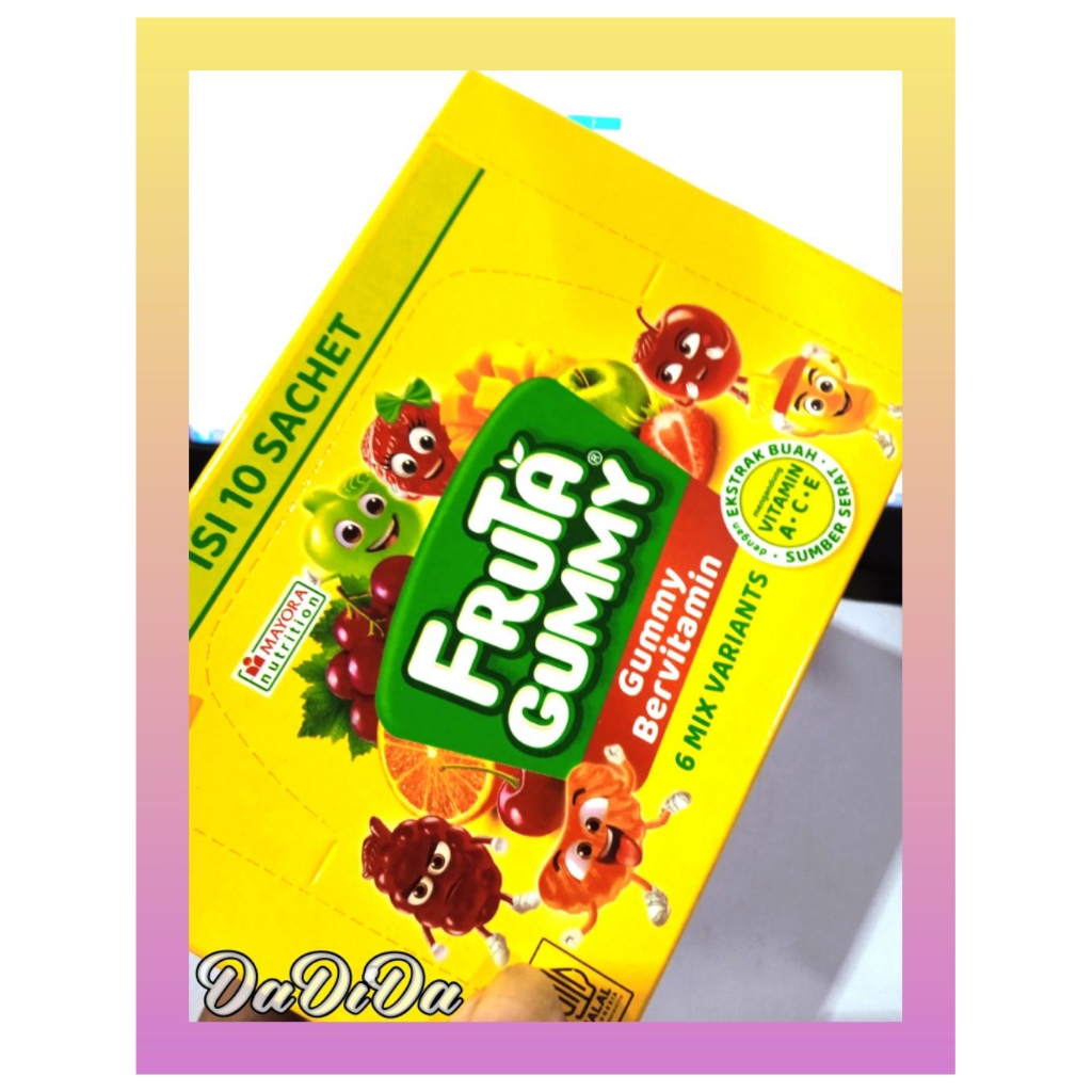 

Fruta Gummy 250 gram (10 bungkus)