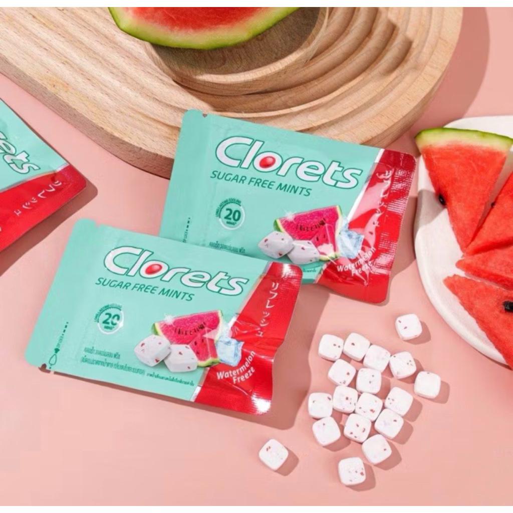 

Permen Clorets Candy Sugar Free Fresh Mint/Watermelon 16.8g