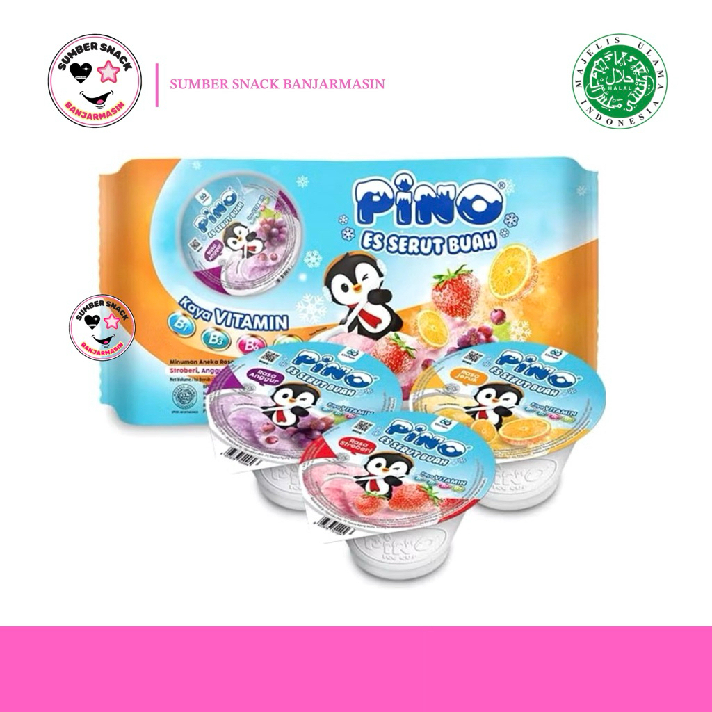 

Pino Es Serut Buah (Isi 6 Cup/Pack) (6x50ml)