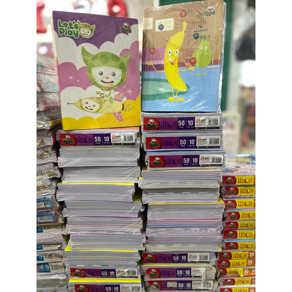 

buku tulis Dodo 50 isi 10 pcs