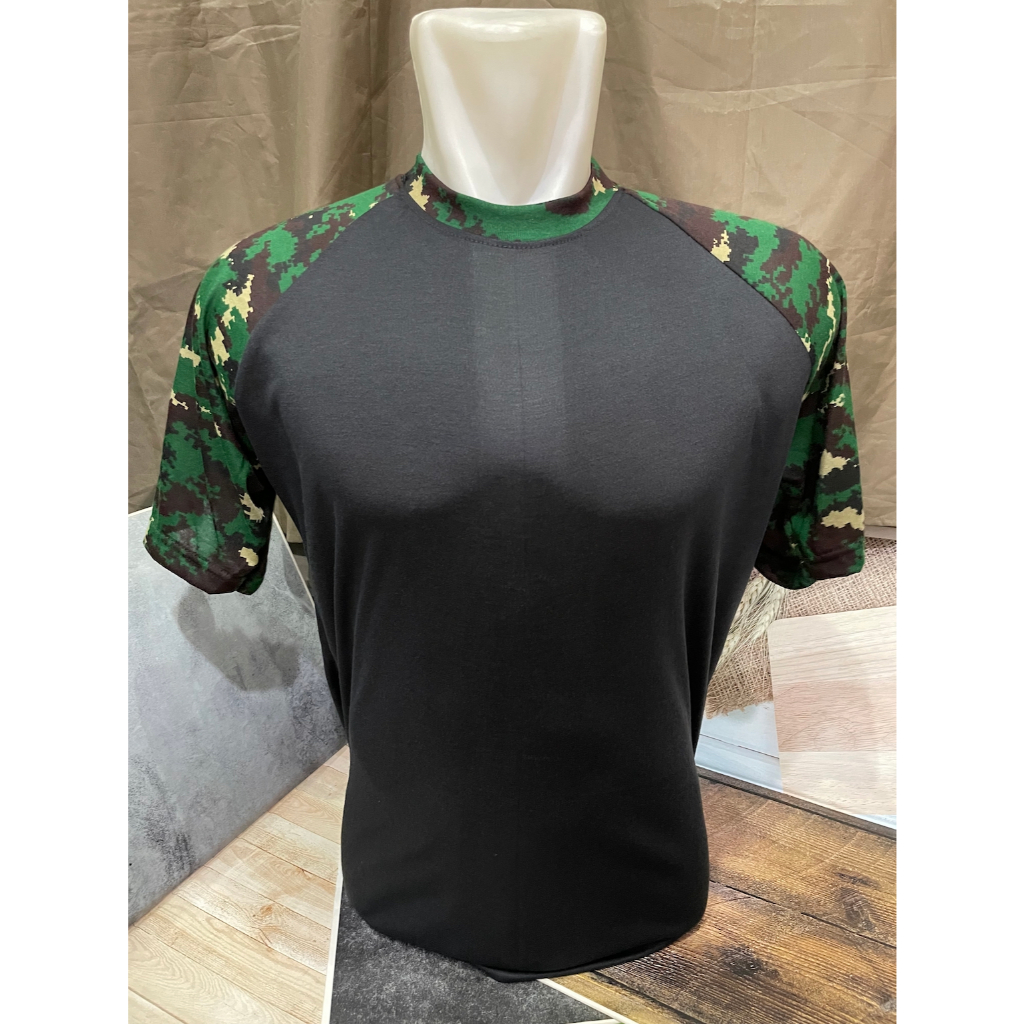 Kaos Raglan NKRI Polos - Kaos NKRI - Kaos Loreng NKRI- Kaos NKRI Raglan Tiping