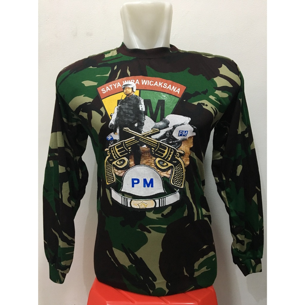Kaos Tembak Malvinas PM - Kaos Camo Loreng Malvinas - Kaos PM - Kaos Loreng Malvinas