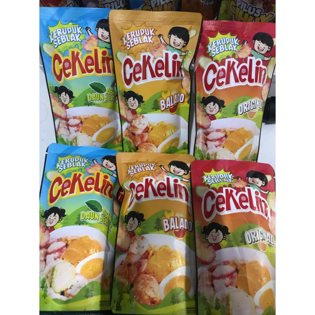 

CEKELIN SNACK KERUPUK SEBLAK 50gr