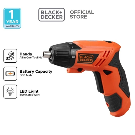 Obeng Baterai Black Decker KC4815-B1 Cordless Screwdriver