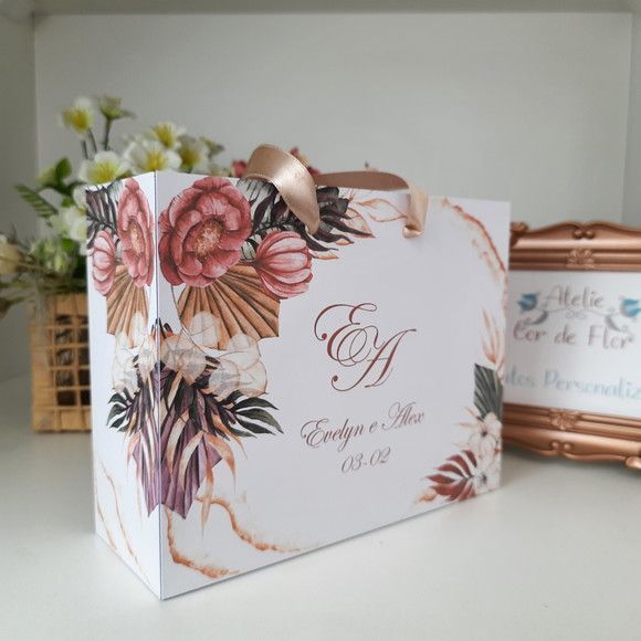 

Paperbag size 27x22x11cm / Paperbag Bridesmaid Custom