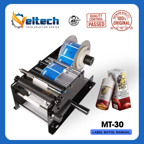 

Mesin Label Stiker Botol Manual /Bottle Sticker Labeling Machine Black - Mesin Label Stiker Botol
