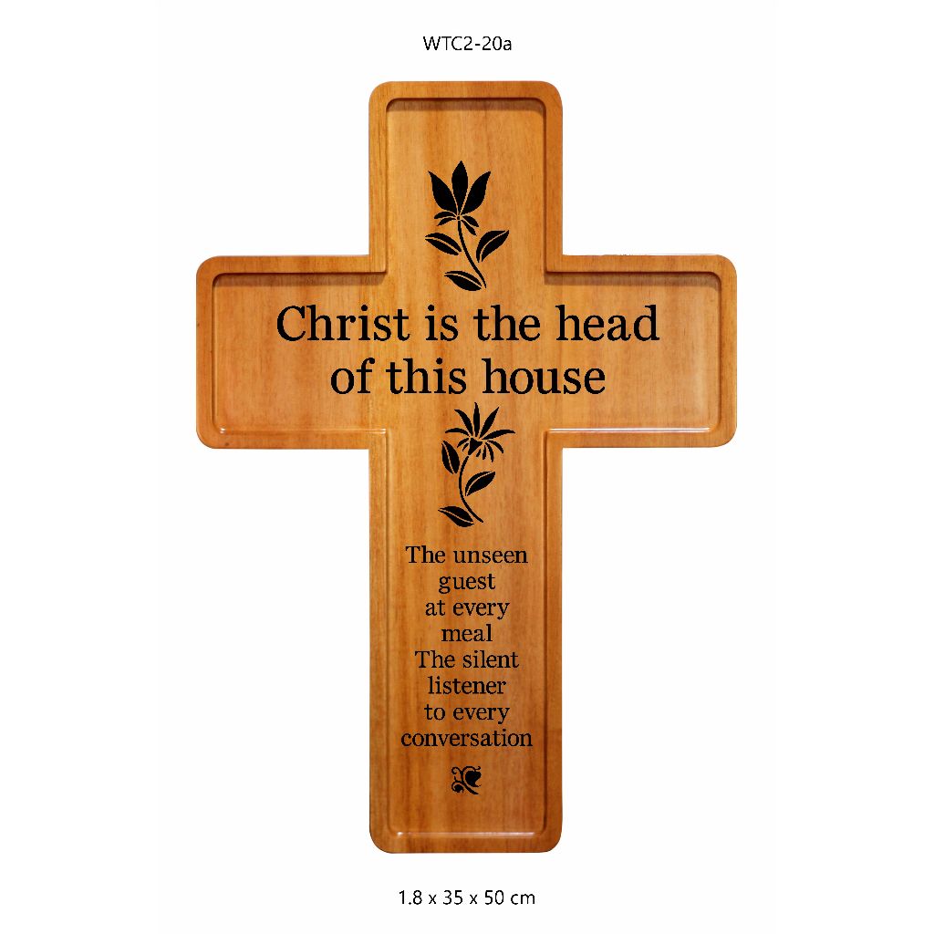 Hiasan Dinding Salib Kayu Ayat Alkitab