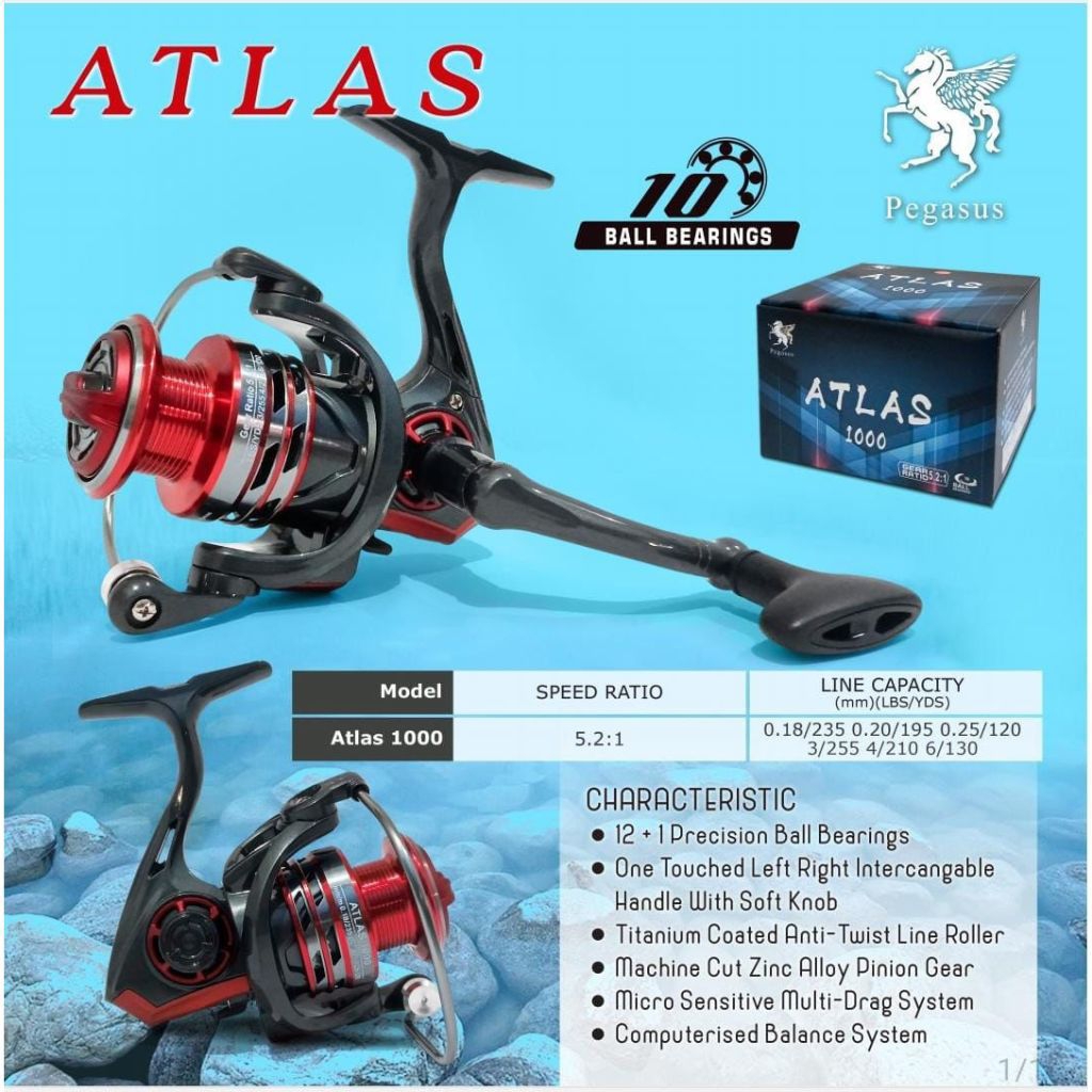 REEL PANCING PEGASUS ATLAS 2000/3000/4000