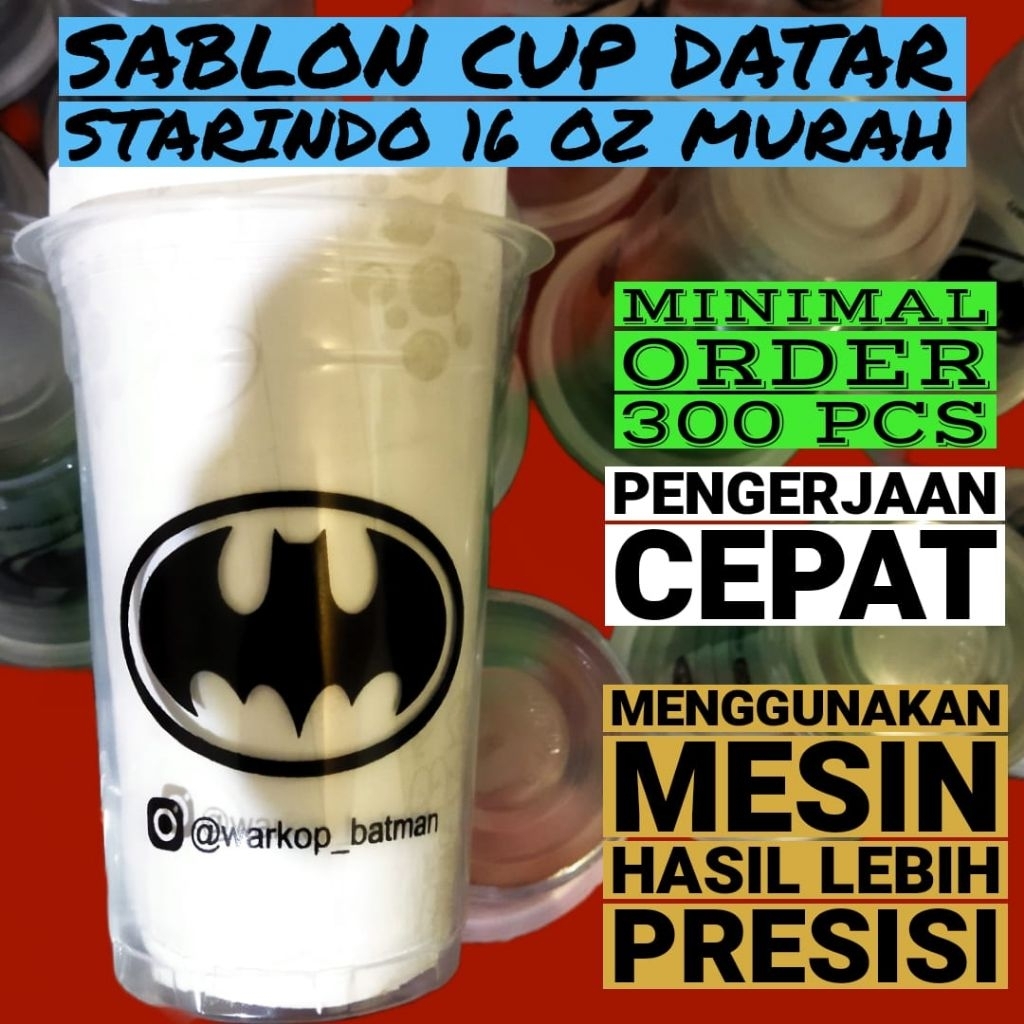 SABLON GELAS CUP 16 OZ STARINDO