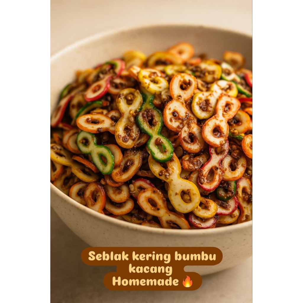 

Seblak Kering Bumbu Kacang Pedas Gurih Homemade | Camilan Pedas Kekinian