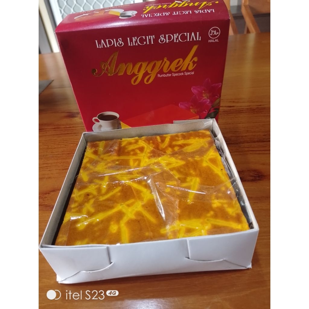 

(COD chat dulu) 1,1 kg lapis legit anggrek rasa keju