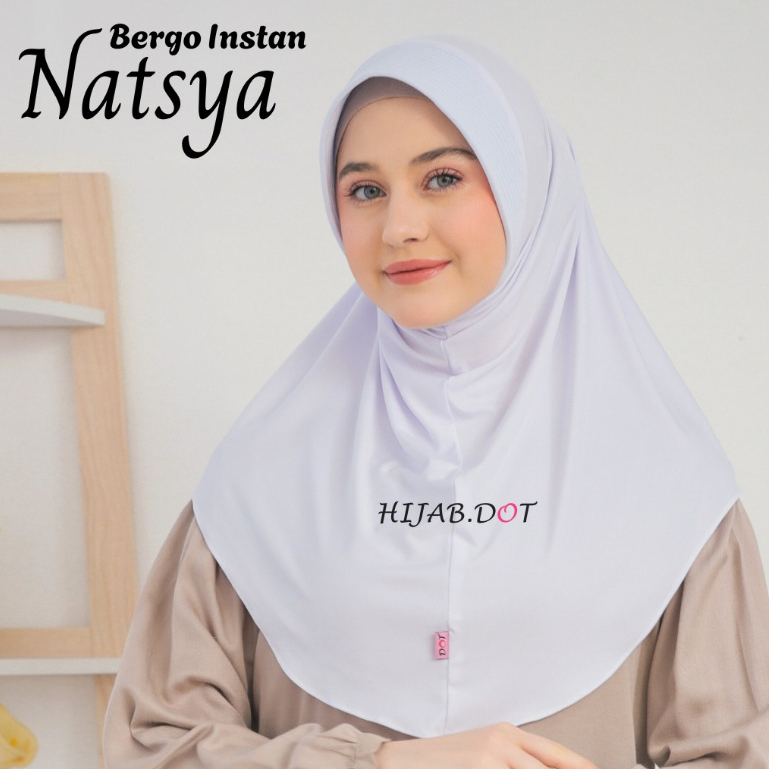 HIJAB.DOT Bergo Natsya Jersey Hijab Sekolah