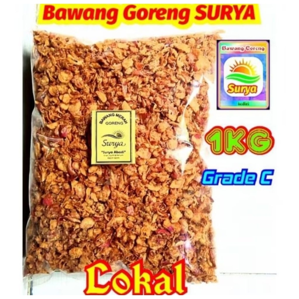 

Brambang goreng Grade C Harga Grosir 1 kg
