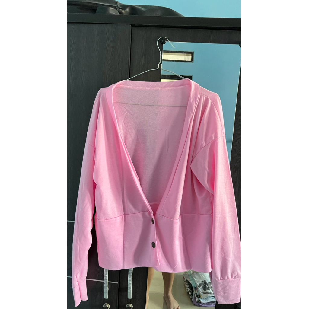 {PRELOVED} Cardigan Pink