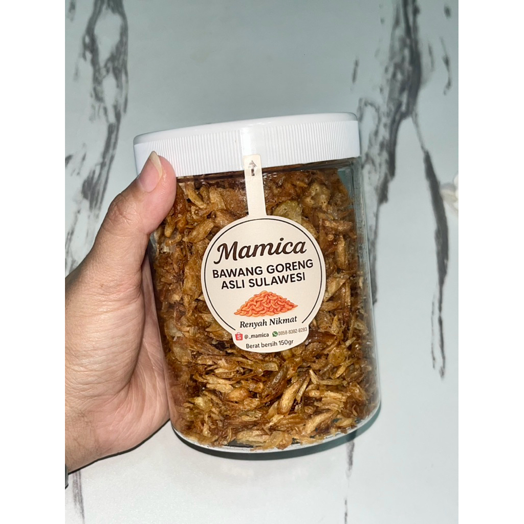

Bawang Goreng Asli Sulawesi Mamica 150gr