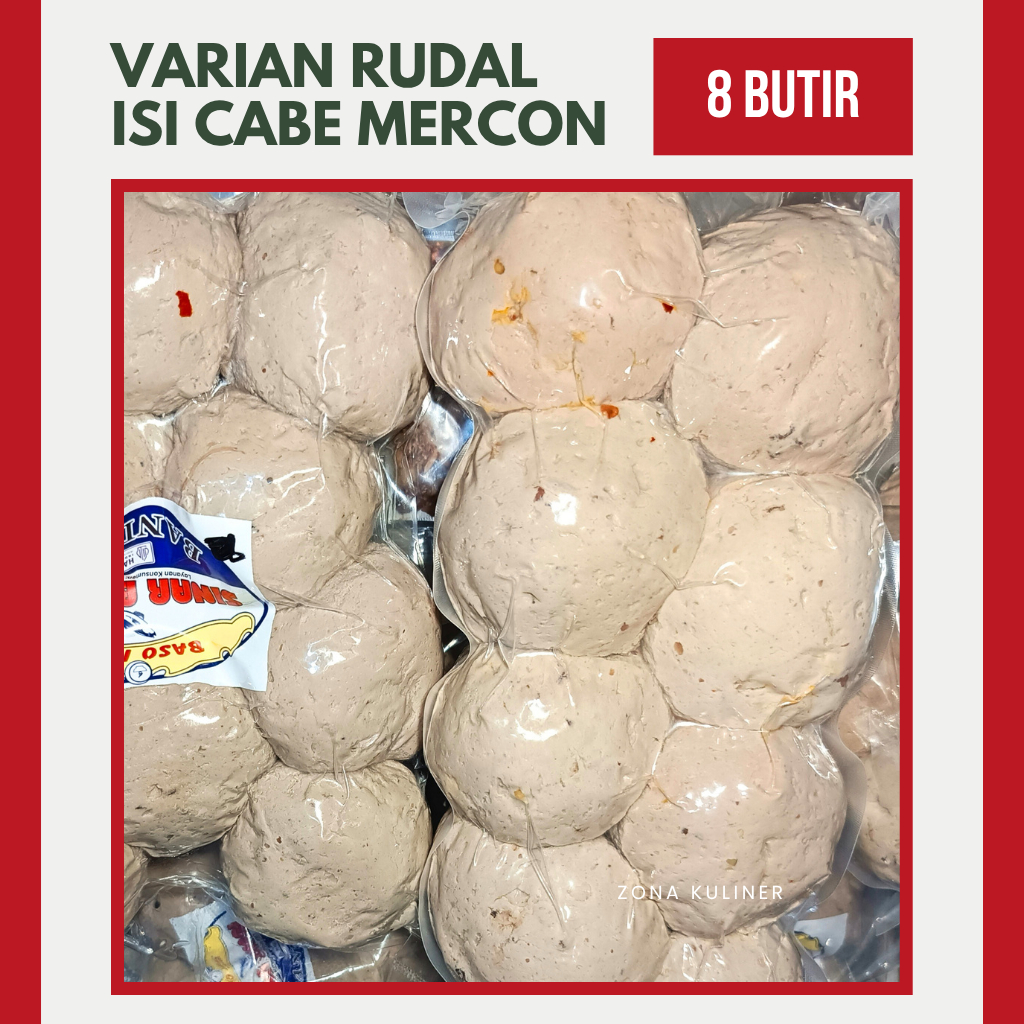 

Bakso Ikan Rudal Mercon - 8 Butir | Sinar Bahari