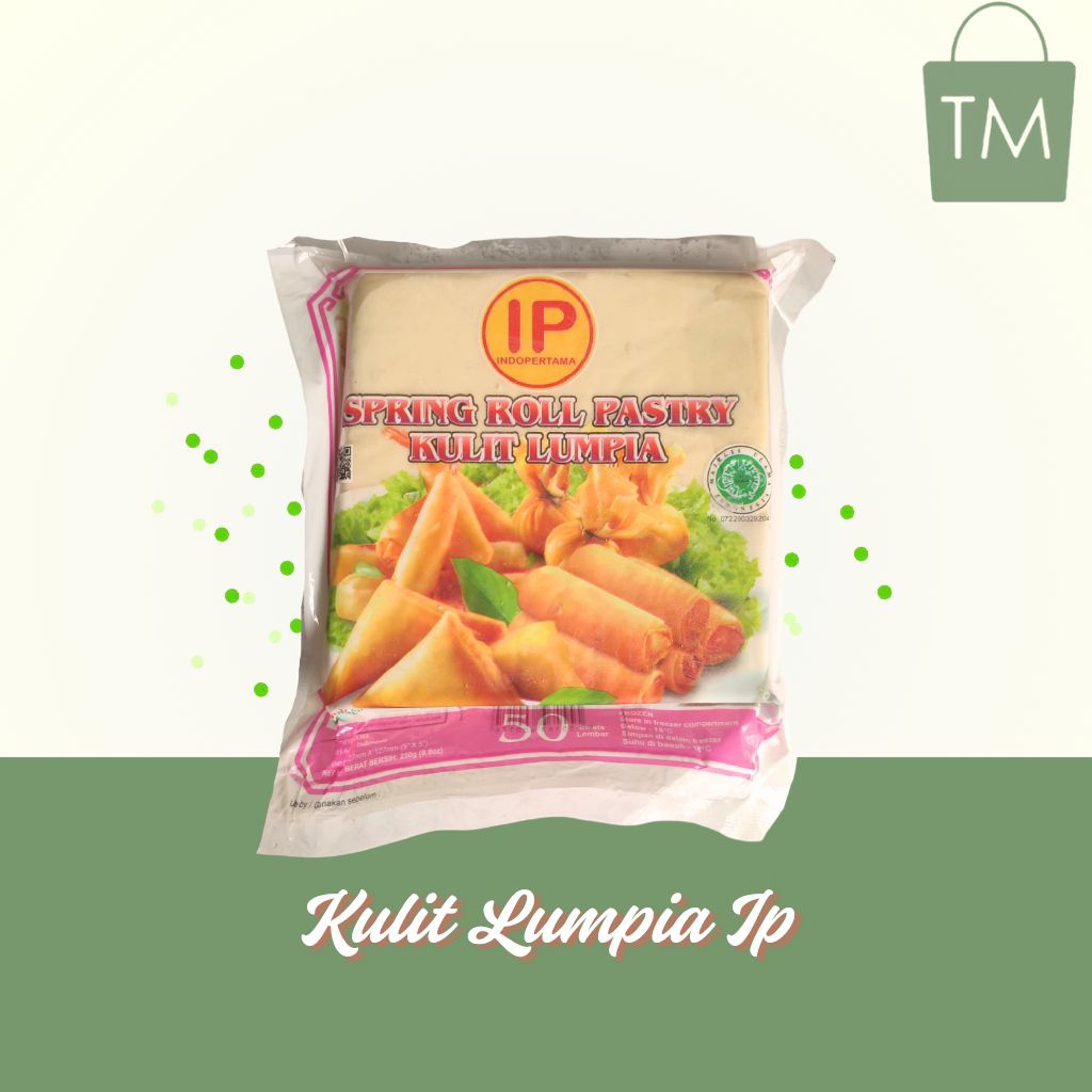 

FINNA KULIT LUMPIA 50 PCS (spring roll pastry) INDOPERMATA