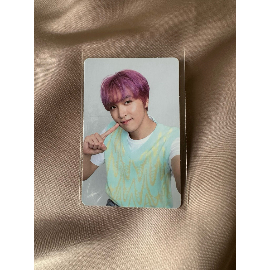 Haechan photocard nct127 x nature republic limited official