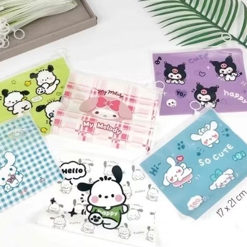 

Pouch Zipper ziplock Bag Mini Plastik Ziper Transparan Anti Air Lucu Tempat Aksesoris Kosmetik Tempat Pensil