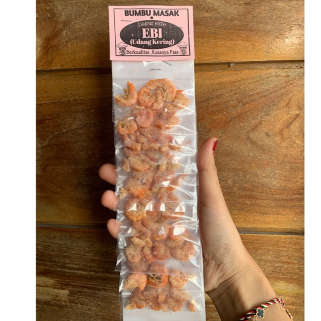 

Ebi / udang kering rentengan