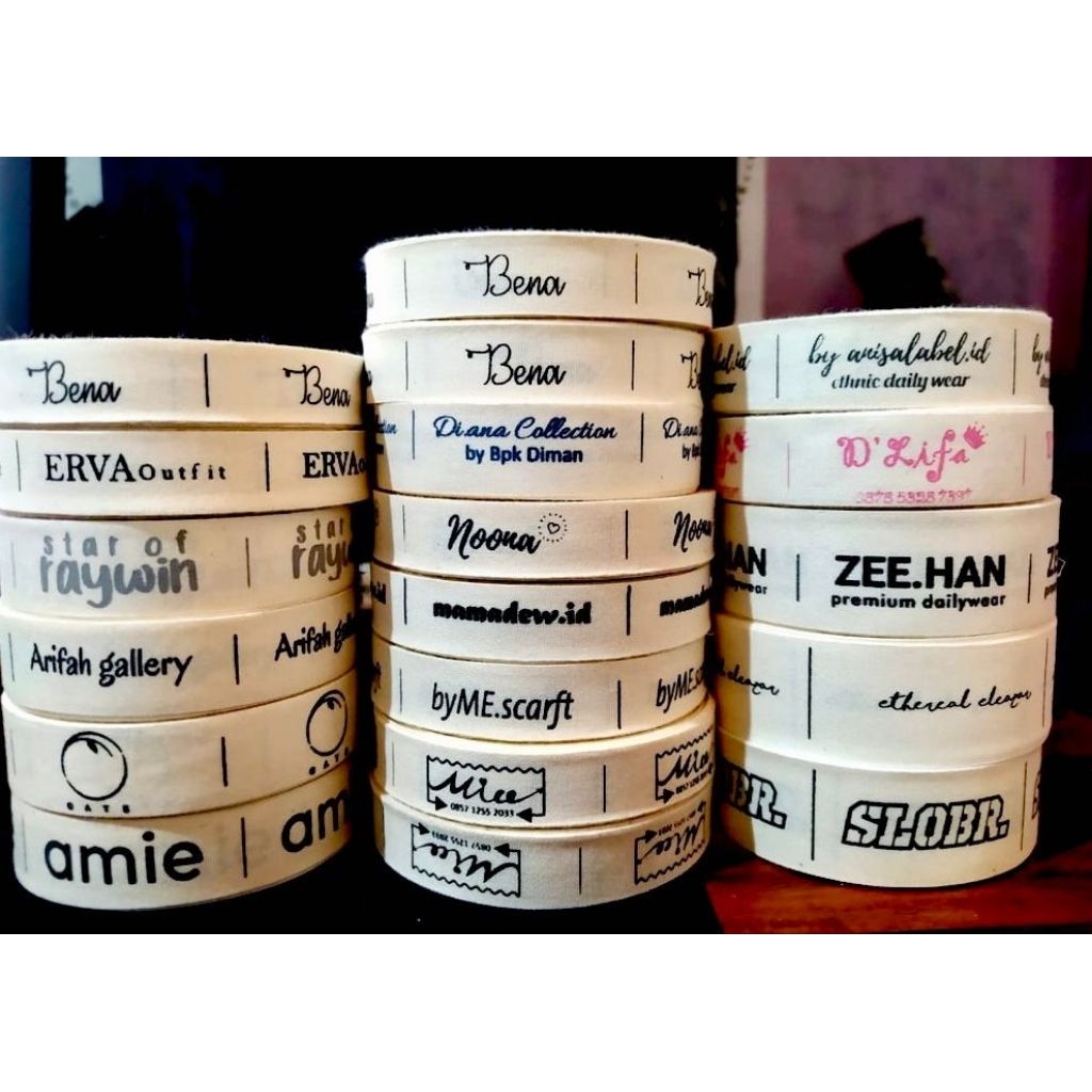 

label katun 100 pcs ,label custom nama ,label murah ,label baju,label merk,label baju anak,#labelkatun #labelwoven #labeldamask #labelbordir #labelsablon #hangtag #hangtagmurah #labelbaju #labelmurah #buathangtag #gratisdesain #bikinlabelbaju