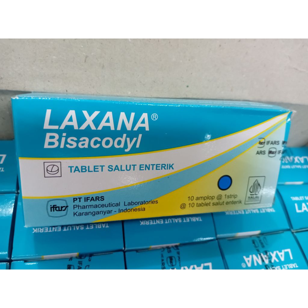 Laxana tablet bisacodyl 5 mg box 100 tablet
