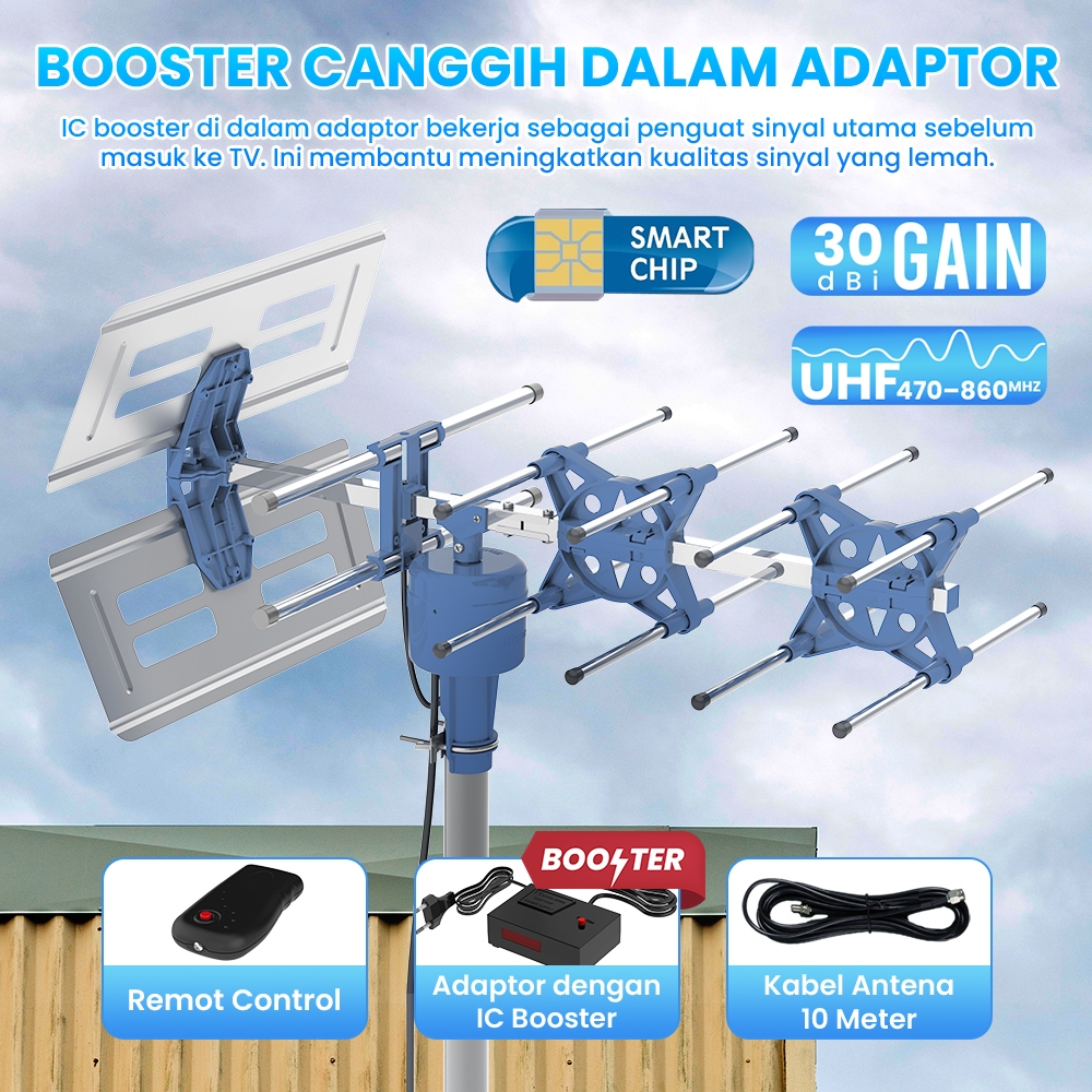 Antena Digital Remot Elegant Outdoor EL-HD90B Outdoor Antena HD TV Digital Outdoor