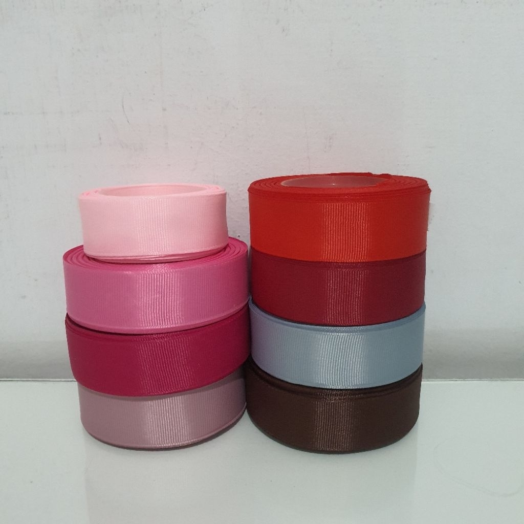 

Pita Grossgrain 1 inchi (2.5 cm) Grosgrain per yard (90 cm)