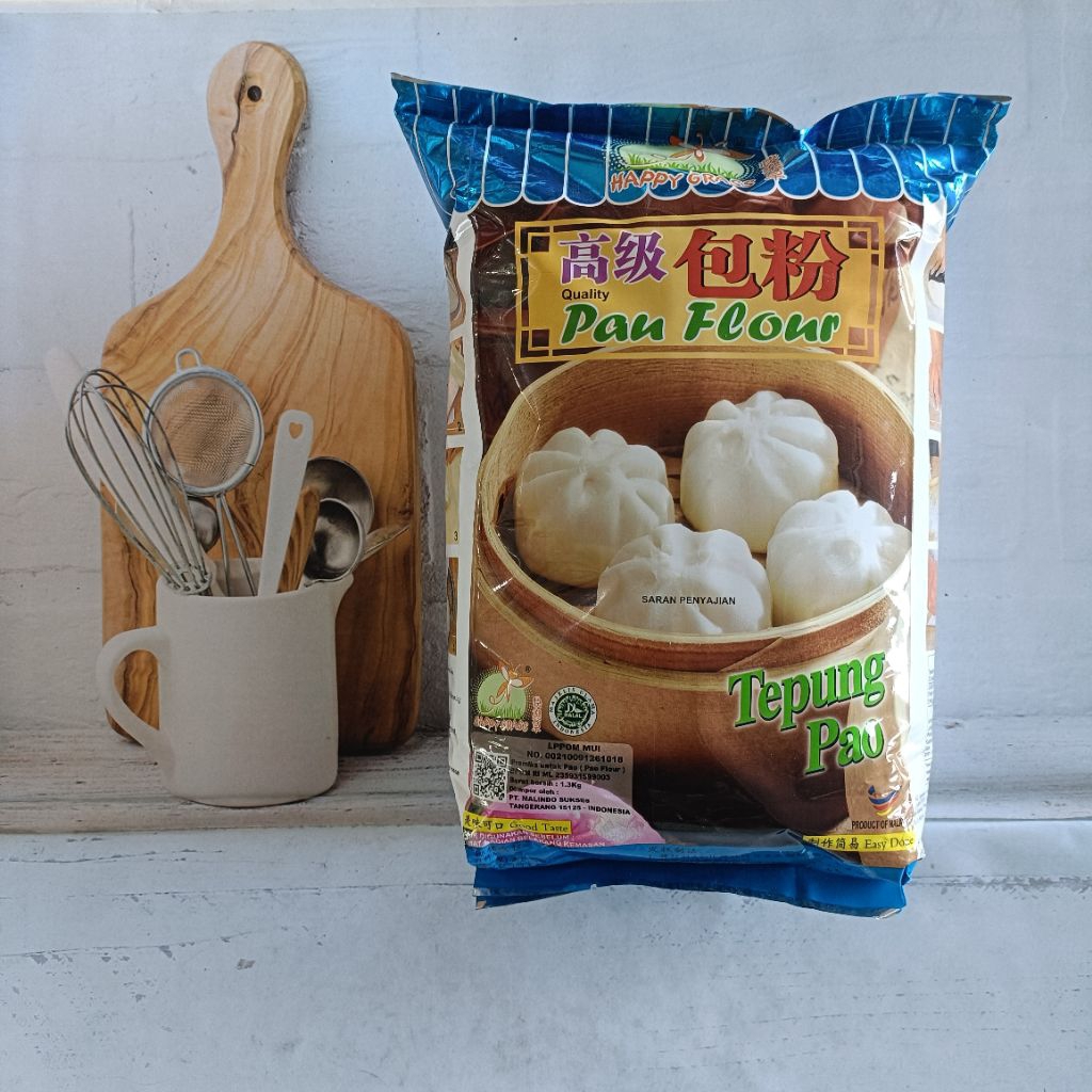 

TEPUNG PREMIX PAO HAPPY GRASS ( 1,3KG )