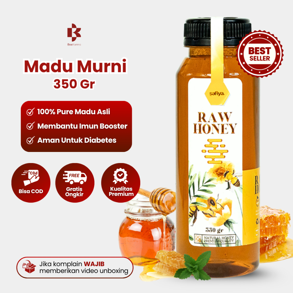 

Madu Murni Safiya 350 Gram Raw Honey Herbal Premium