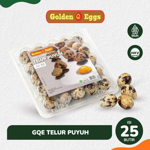 

GQE TELUR PUYUH ISI 25 BUTIR