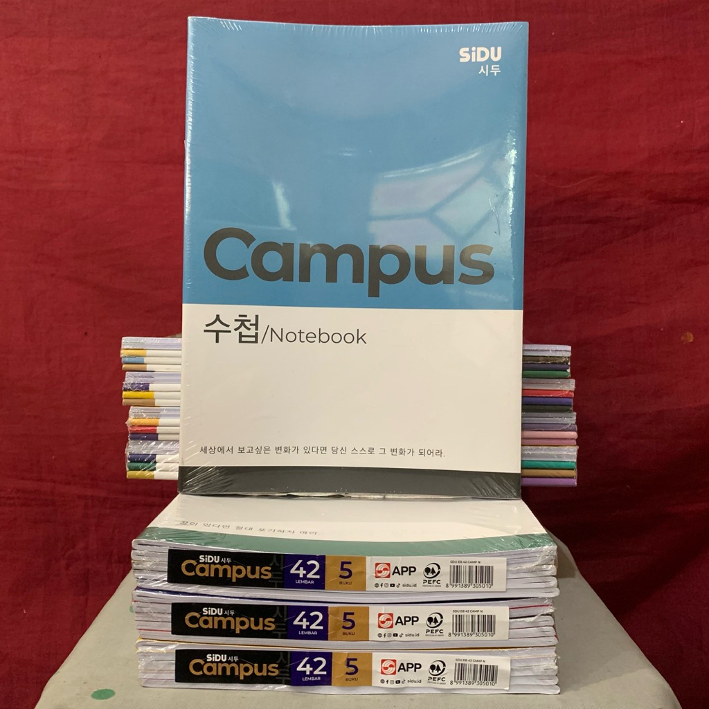 

[SIDU] ORIGINAL - ISI 42 LEMBAR BUKU TULIS BOXY SIDU CAMPUS NOTEBOOK SEKOLAH CATATAN KANTOR KULIAH MURAH