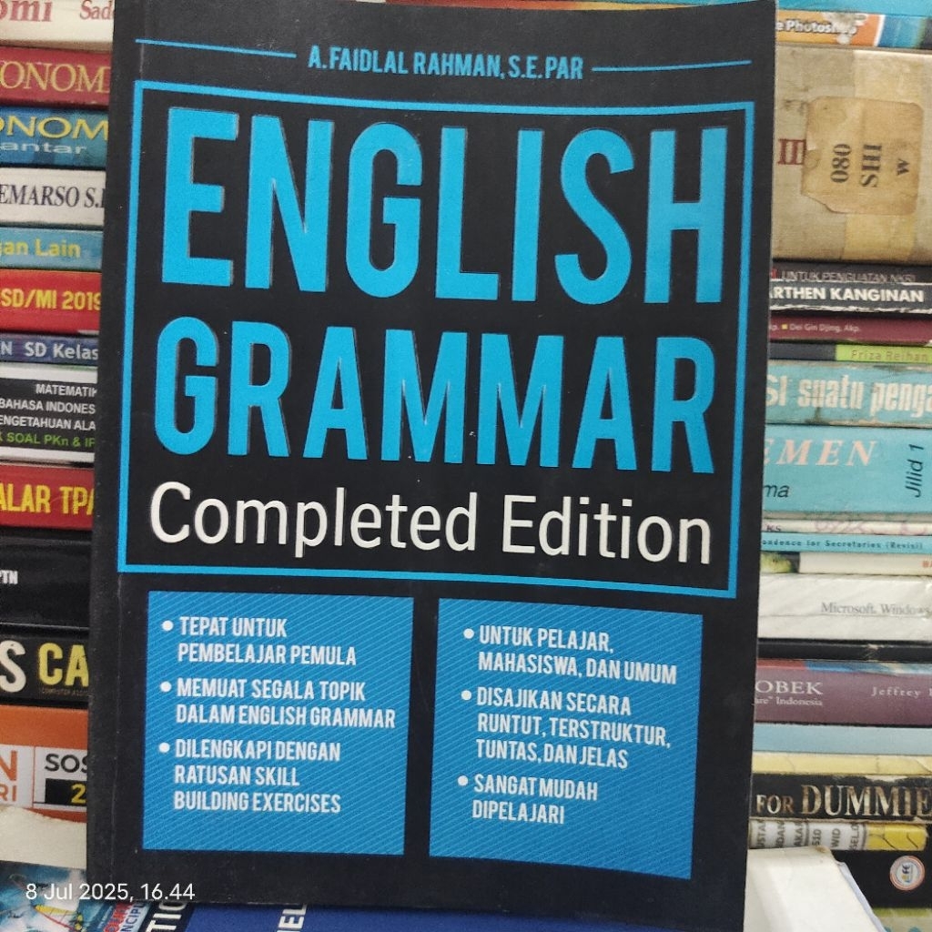 BUKU ENGLISH GRAMMAR COMPLETED EDITION ORIGINAL