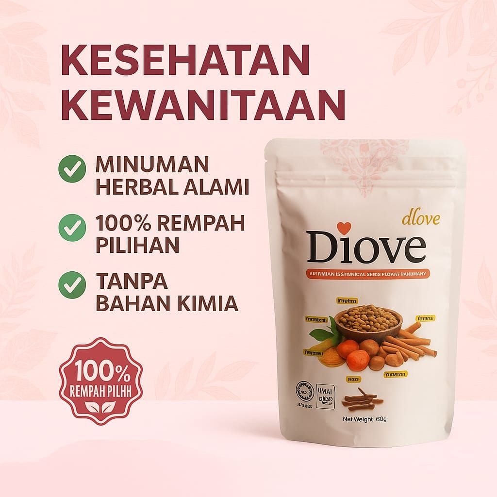 

DLove Herbal - Minuman Serbuk Alami untuk Wanita / Minuman Rempah Wanita
