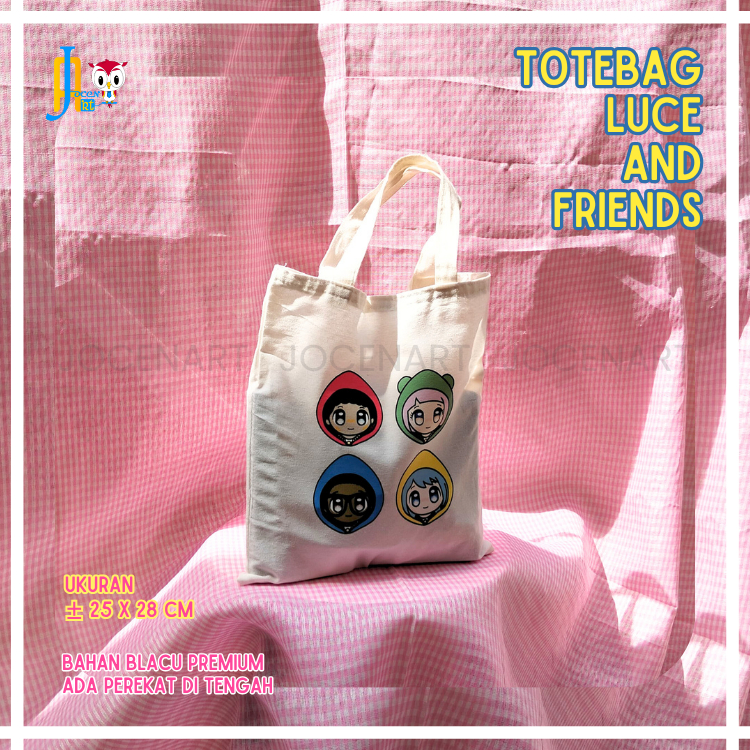 TOTEBAG MEDIUM LUCE & FRIENDS / TOTEBAG LUCE / Merchandise Luce / Tas Luce / Tahun Yubileum / Yubeli