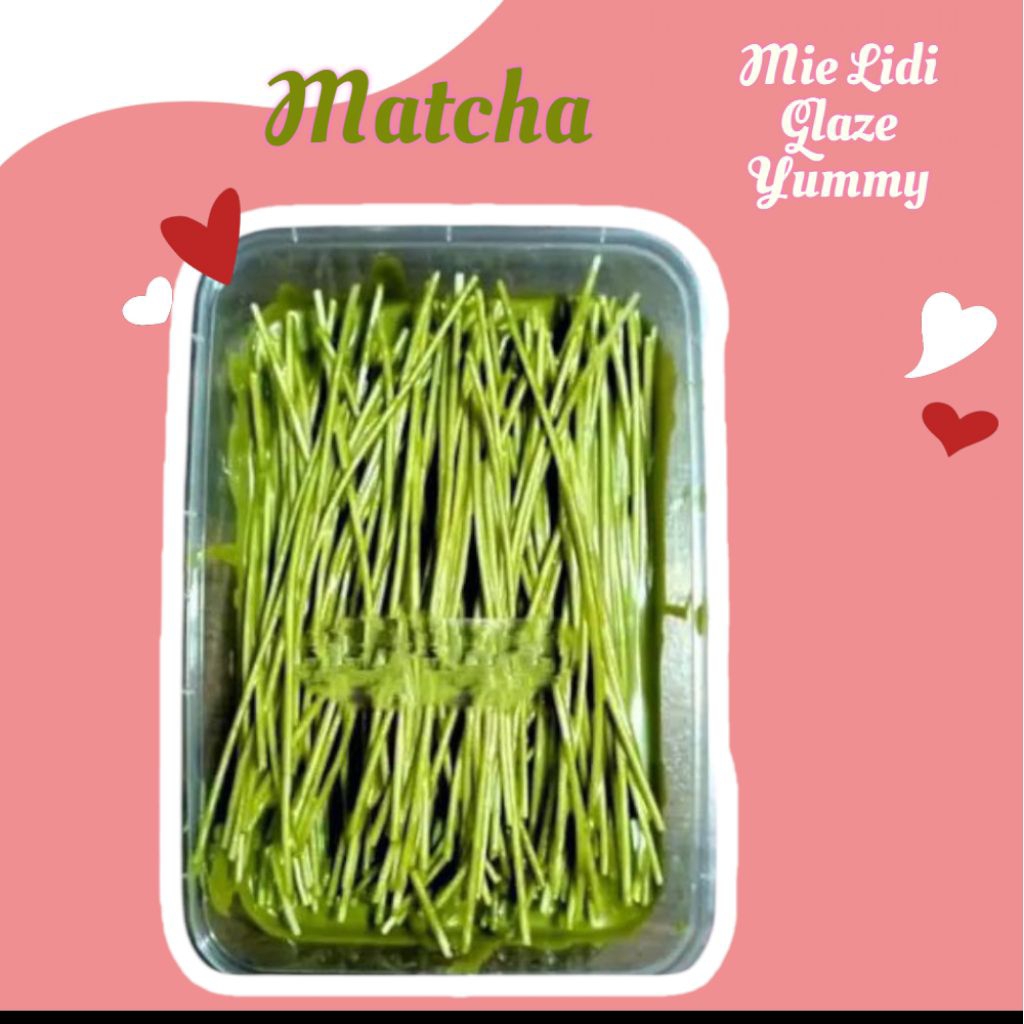 

Mie lidi glaze Box matcha - yummy