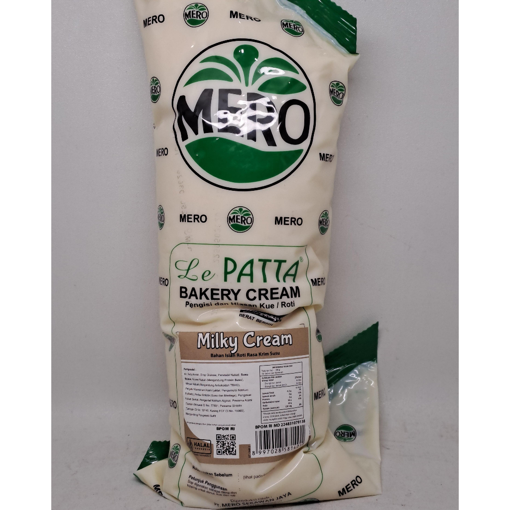 

MERO LE PATTA MILKY CREAM 1 KG - ISIAN BAKERY CREAM