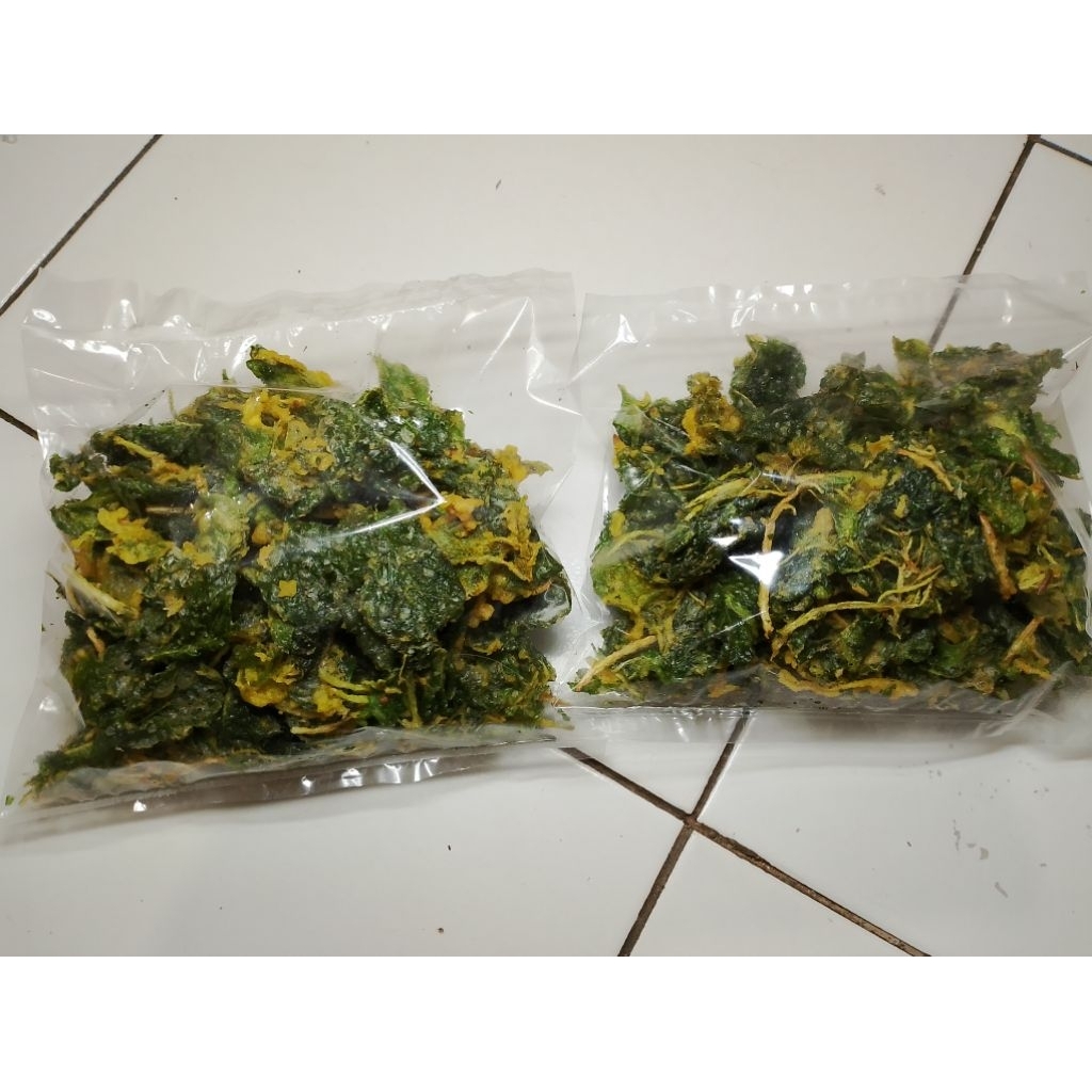 

ready cod kripik bayam 100 gram kalimantan