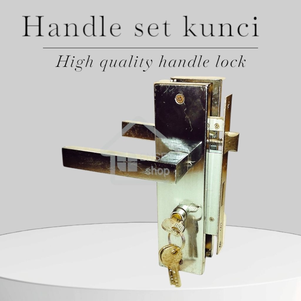 handle kunci pintu rumah / kunci pintu set / gagang pintu minimalis