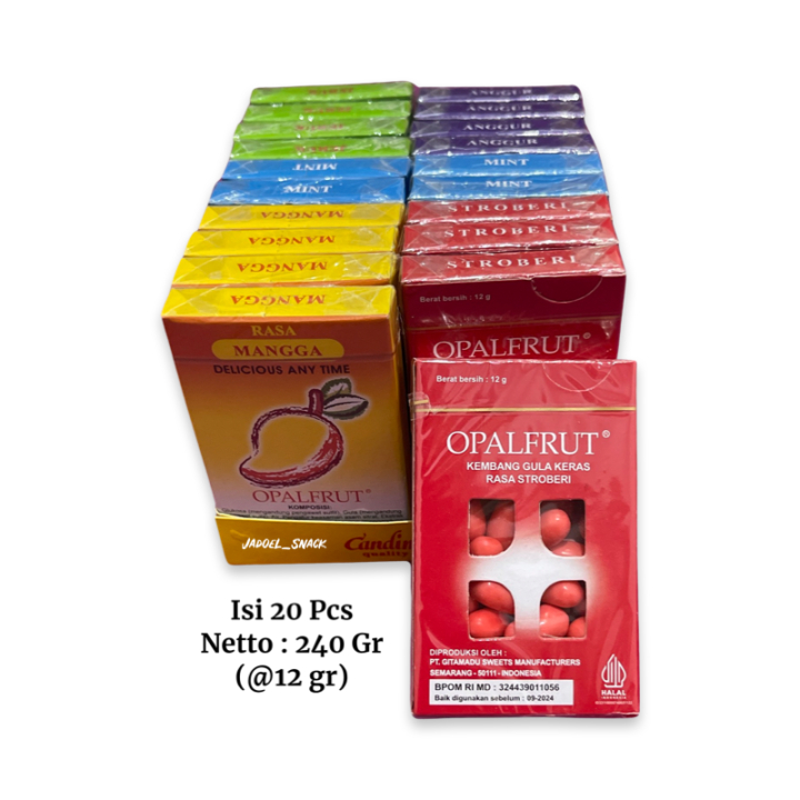 

Opal Frut / Fruit Candimaker Permen Jendela PACK (isi 20 pcs)