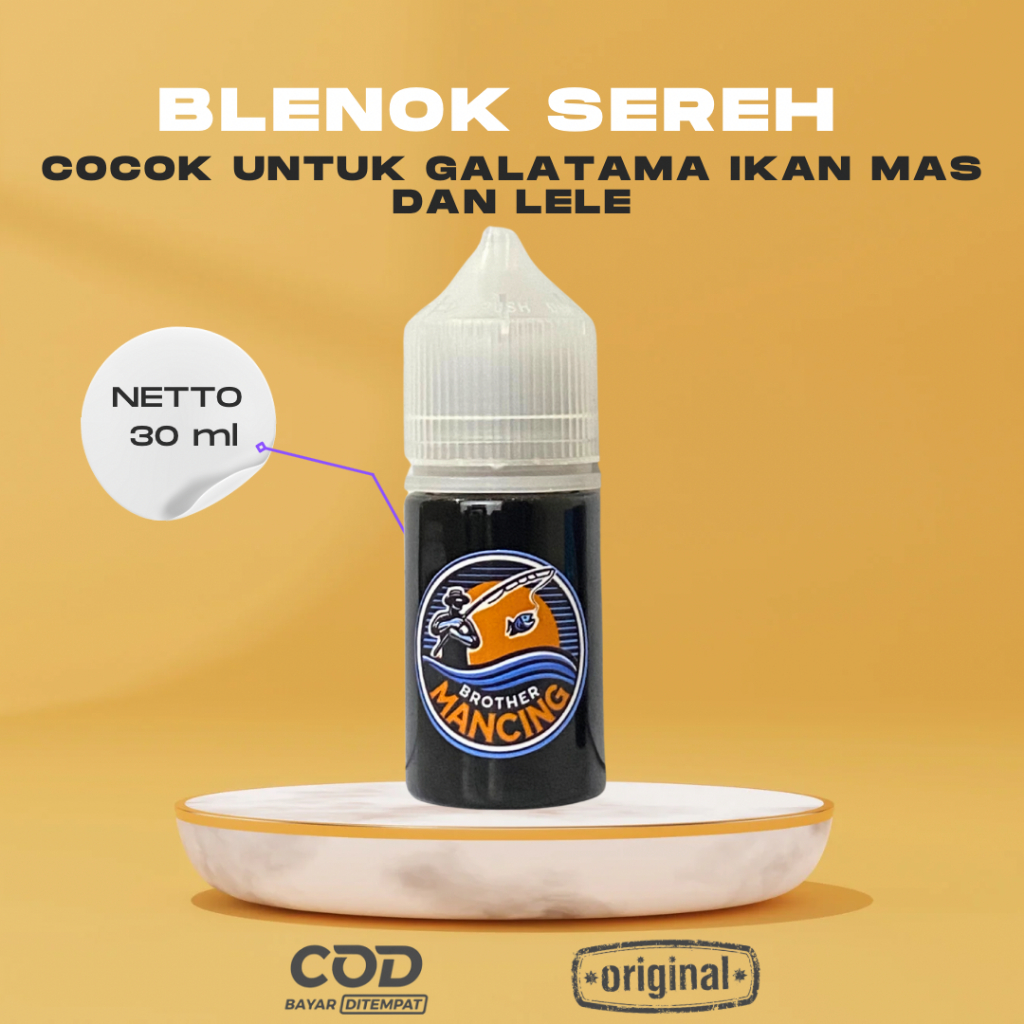 Esen Oplosan Blenok / Belenok Sereh Ikan Mas Lele 30ml