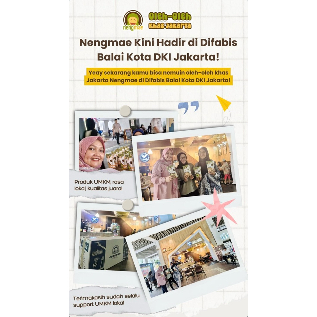 BIGSALE [TERLENGKAP] PAKET OLEH OLEH KHAS JAKARTA NENG MAE