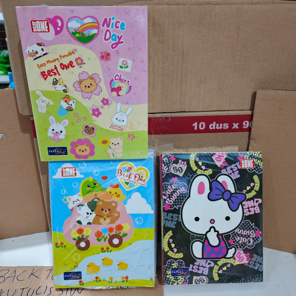 

BUKU TULIS BEST ONE ISI 38 & 58 LEMBAR 1 PACK ISI 10 BUKU